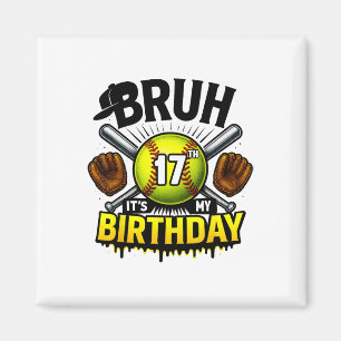 Aimant C'est mon 17e anniversaire Les garçons doux 17 ans