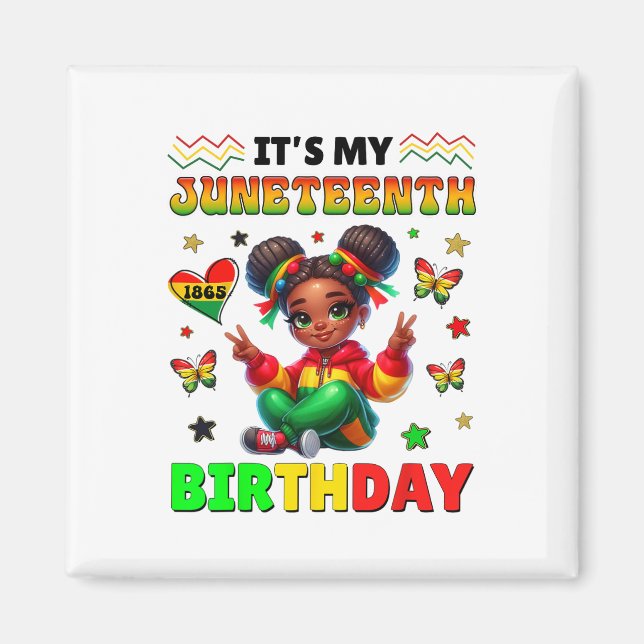 Aimant C'est mon 19e anniversaire du Junet19 Juin pour le (Devant)