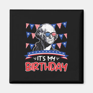 Aimant C'est mon anniversaire Fête de l'Indépendance Geor