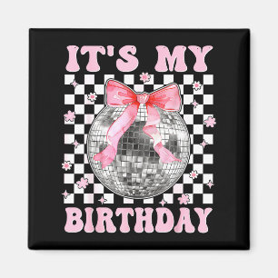 Aimant C'est mon anniversaire Groovy Adolescentes Filles