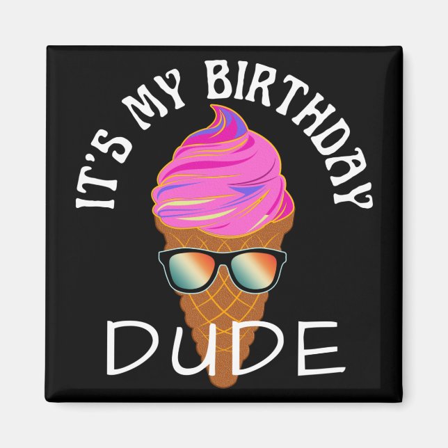 AIMANT C'EST MON ANNIVERSAIRE MEC (Devant)