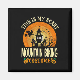Aimant C'Est Mon Costume Vélo Montagne Effrayant Hallowee