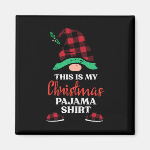 Aimant C'Est Mon Noël Gnome Xmas Plaid Hommes Femmes Ki