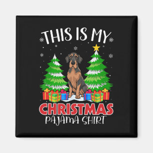 Aimant C'Est Mon Pyjama De Noël Grand Chien Danse Xmas Pj