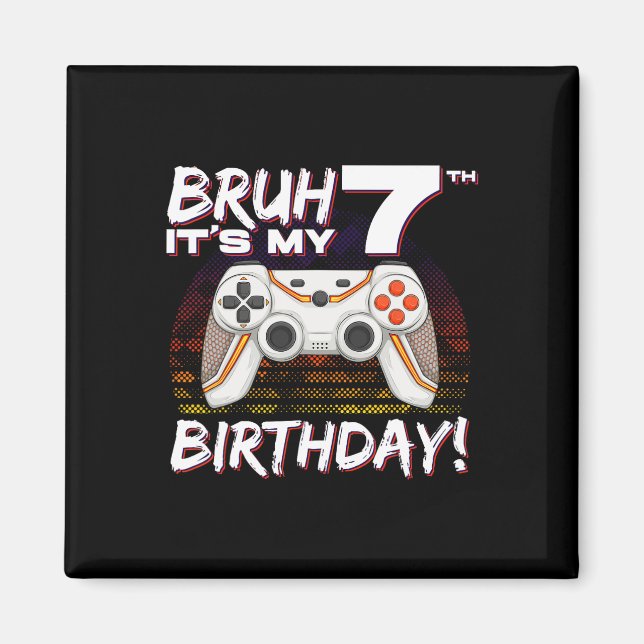 Aimant C'est My 7th Birthday Video Game 7th Birthday Gami (Devant)