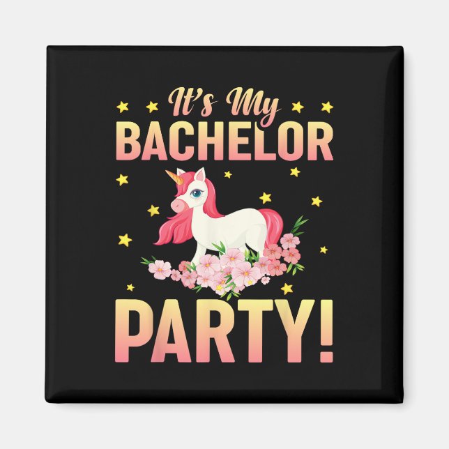 Aimant C'est My Bachelor Party Mariage Groomsmen Funny Br (Devant)