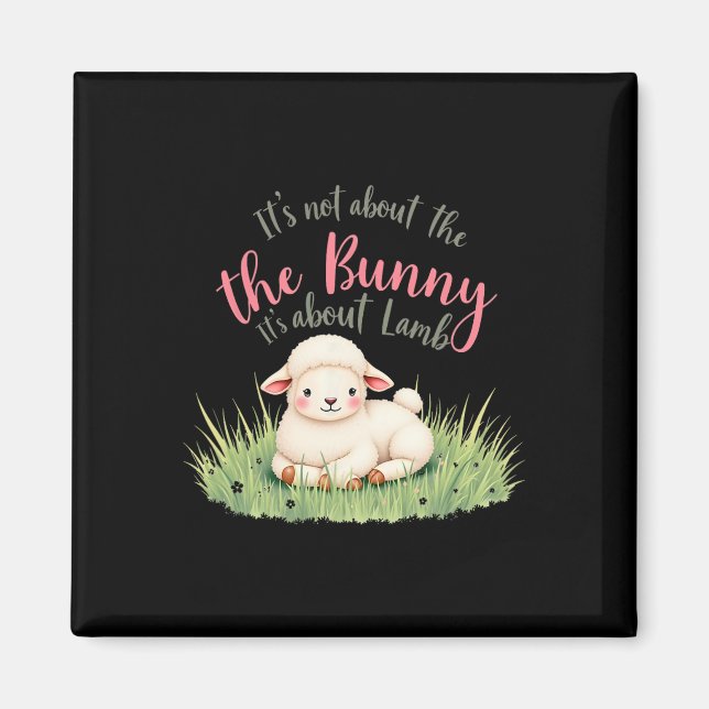 Aimant C'est Pas Concernant Le Lapin C'est Concernant Pâq (Devant)
