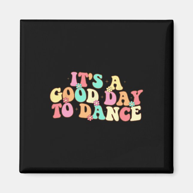 Aimant C'est un bon jour pour danser Danse Super Danse dr (Devant)