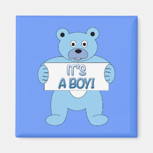 Aimant C'est Un Garçon Bleu Ours