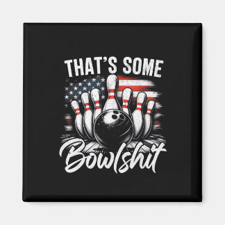 Aimant C'est un peu de bol vintage drôle drapeau Usa Bowl