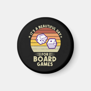Aimant C'est une belle journée pour les jeux de société d