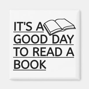 Aimant C'est une bonne journée pour lire un livre