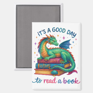 Aimant C'est une bonne journée pour lire un livre