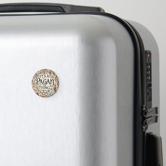 Aimant C'est une chose païenne - L'aimant décoratif (In Situ (Bagages))