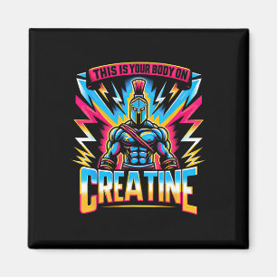 Aimant C'Est Votre Corps Sur Creatine WorkGym