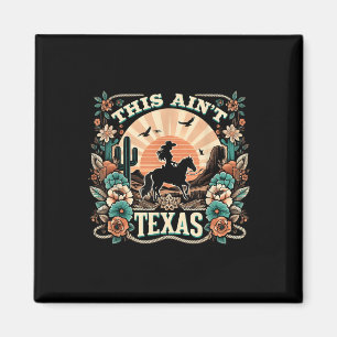 Aimant Cet hôtel au Texas Western Cowgirl Desert Sunset A