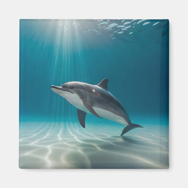 Aimant Cétacé, dauphin, compagnon des baleines et des orq (Devant)