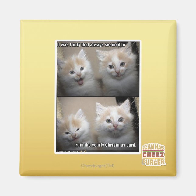 Aimant C'était Fluffy (Devant)
