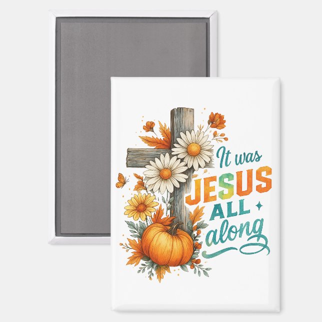 Aimant C'Était Jésus... (Recto/Verso)