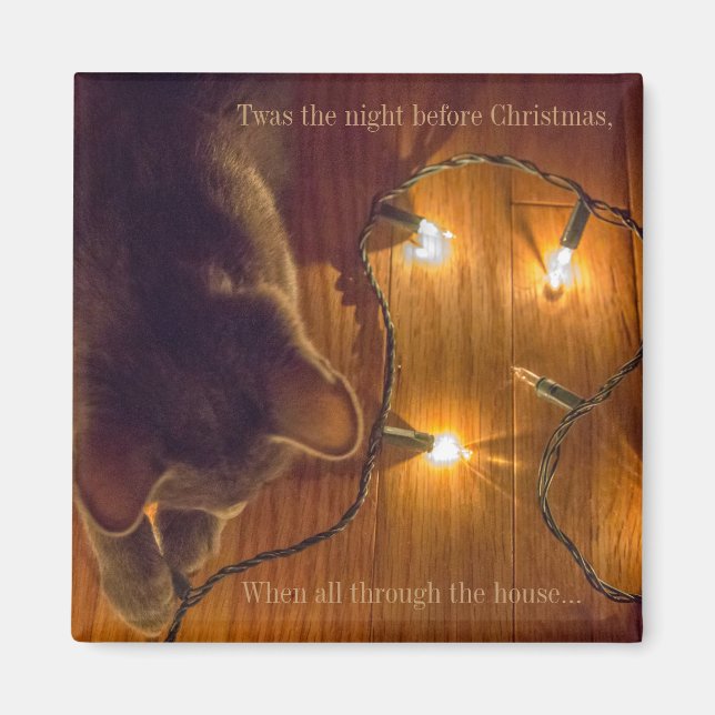 Aimant C'était la nuit avant Noël (Devant)