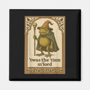 Aimant C'était le Tism Mlord Drôle Magicien Grenouille Au