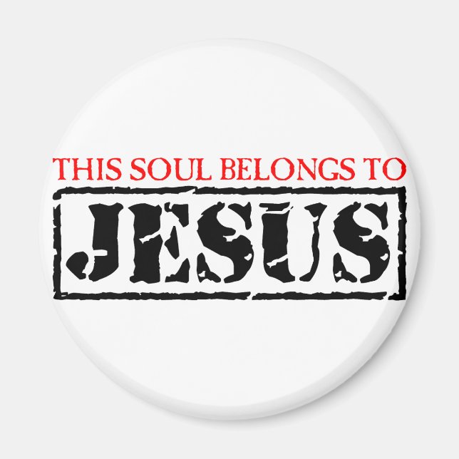 Aimant Cette âme appartient à Jésus (Devant)