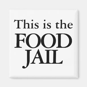 Aimant Cette boîte est la prison alimentaire