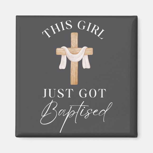Aimant Cette fille a été baptisée, j'ai décidé du baptême (Devant)