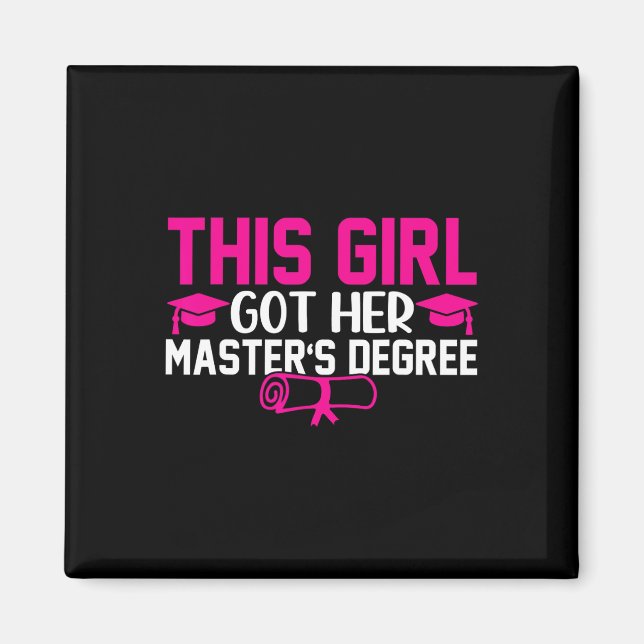 Aimant Cette Fille A Obtenu Sa Maîtrise De Diplôme Master (Devant)