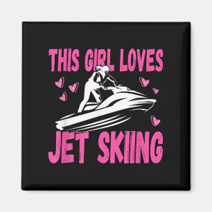 Aimant Cette Fille Aime Jet Ski Jet Ski Jet Girl