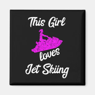 Aimant Cette Fille Aime Le Jet Ski Watercraft Jet Ski Jet