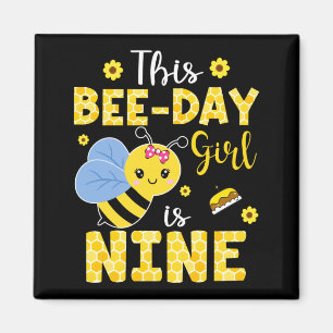 Aimant Cette fille de Bee-Day a 9 ans 9e anniversaire