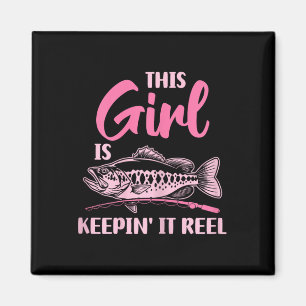 Aimant Cette Fille Garde Il Reel Pêche Drôle