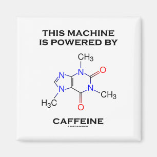 Aimant Cette machine est actionnée par la caféine (la