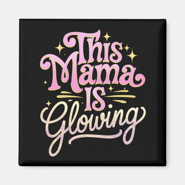 Aimant Cette Maman Brille Maman Fête des Mères (Devant)