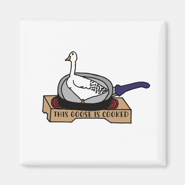 Aimant Cette oie est un swag cuit (Devant)