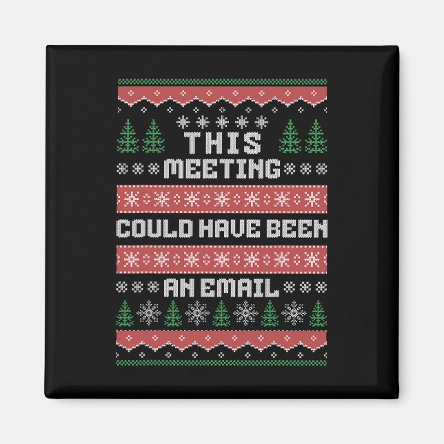 Aimant Cette réunion aurait pu être un e-mail Ugly Christ (Devant)