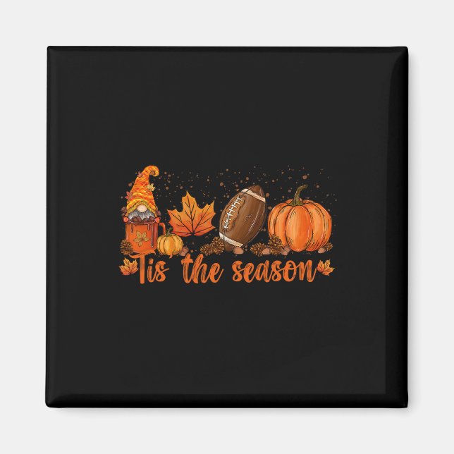 Aimant Cette Saison Footll Footll Automne Thanksgiving 2 (Devant)