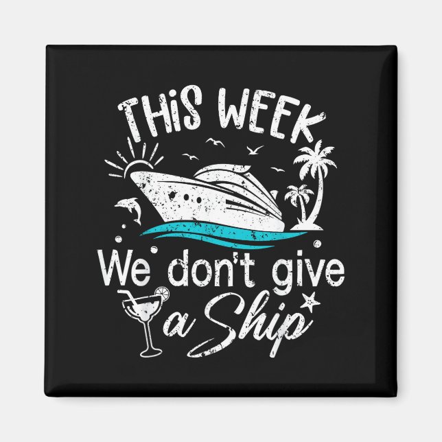 Aimant Cette semaine, nous n'offrons pas de vacances en c (Devant)