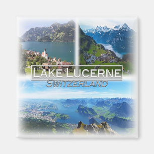 Aimant CH0286 Europe, Suisse, Lac Lucerne, Réfrigérateur