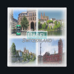 Aimant CH0290 Europe, Suisse, Bâle, Frigo<br><div class="desc">Vous y trouverez le souvenir de vos vacances. Cette catégorie contient des aimants frigorifiques de nombreux endroits en Europe. (CH0290 Europe, Suisse, Bâle, tramway local, centre-ville, Muenster, vue panoramique, aimant Rathaus Fridge). Amaze amis et parents avec les souvenirs uniques de votre voyage. Essaie-nous ! #LeoPepeDesign - europe suisse, leopepedesign, voyage...</div>