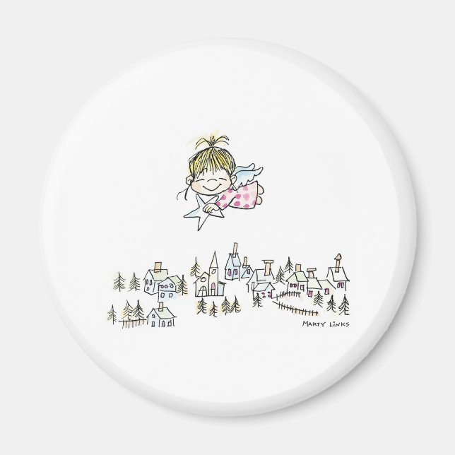 Aimant CH-010 Ange de Noël (Devant)