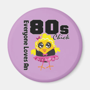 Aimant Chacun aime un poussin 80s