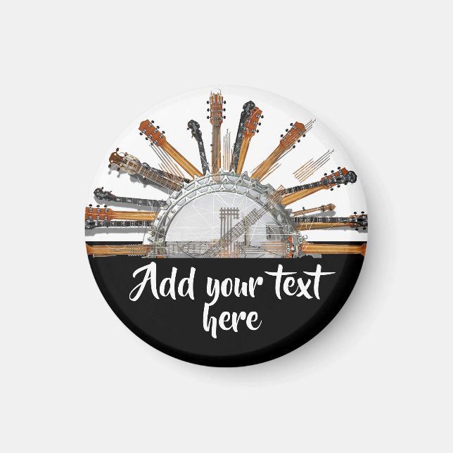 AIMANT CHAÎNES DE GUITARE AU SOLEIL (Devant)