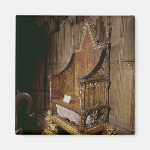 Aimant Chaise de couronnement faite pour Edouard I par