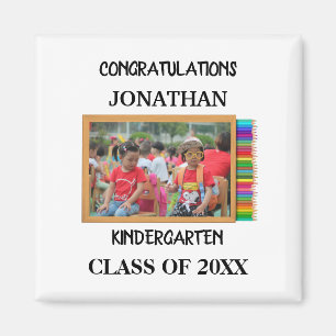 Aimant Chalet de jardin d'enfants personnalisé