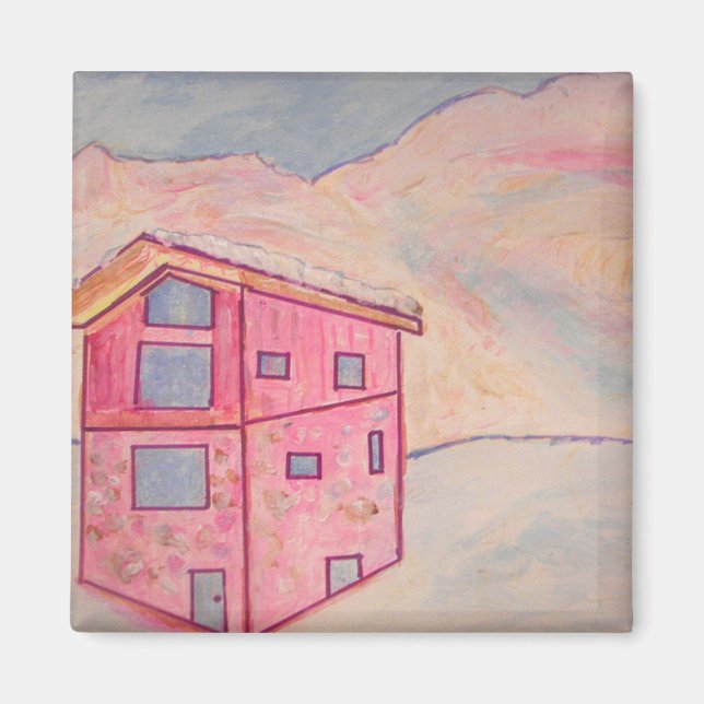 Aimant Chalet Snow (Devant)