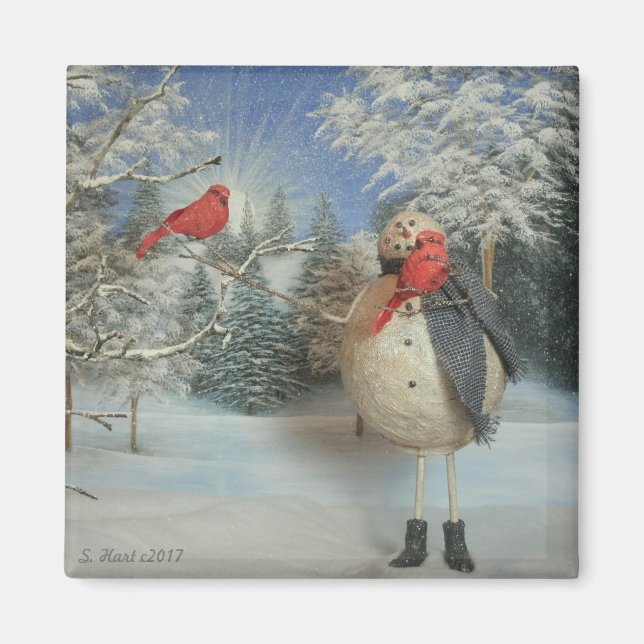 Aimant Chaleur avec amis (Devant)