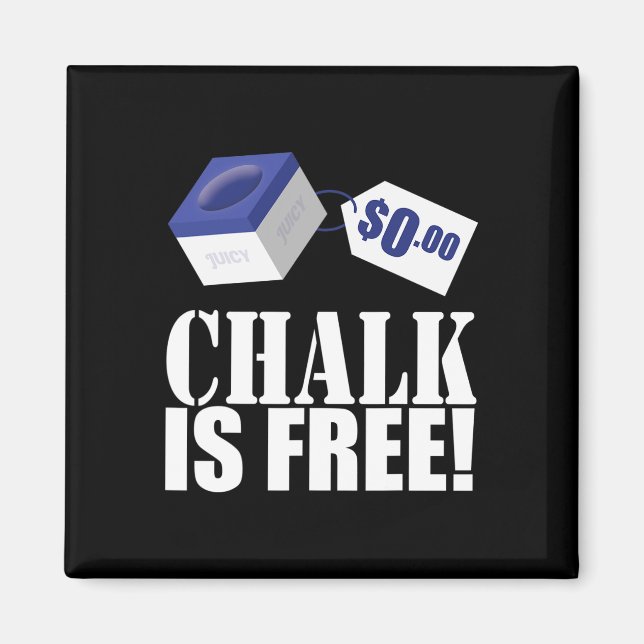 Aimant Chalk Est Gratuit Funny Pool Billard 8-ball (Devant)