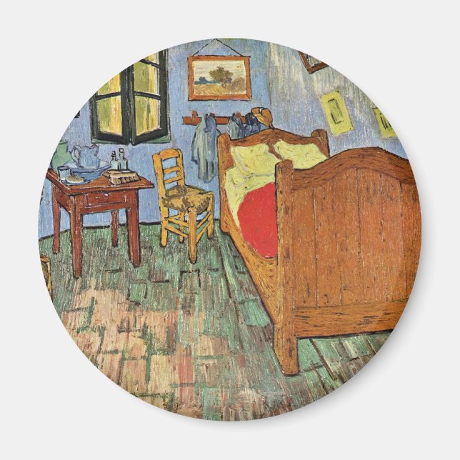 Aimant Chambre De Vincent À Arles, Par Vincent Van Gogh (Devant)